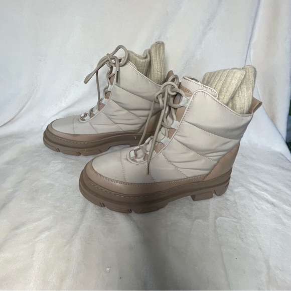 Sam Edelman Tabitha Puffer Lace Up Boot Moonbeam 8.5 - Picture 8 of 11